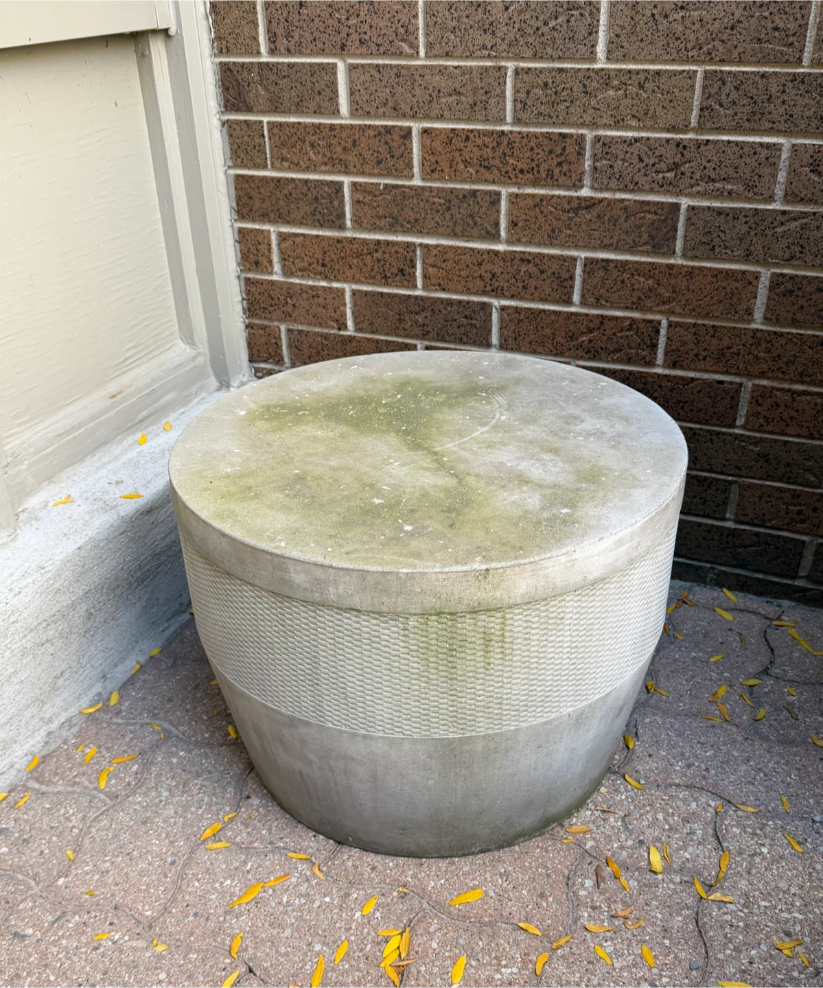 Concrete Patio Side Table