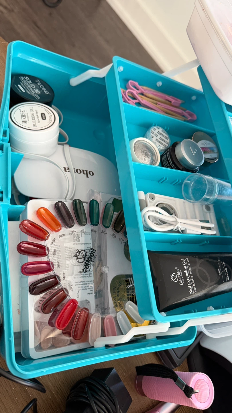 Complete DIY Nail Kit with UV Lamp and Accessories - photo 4