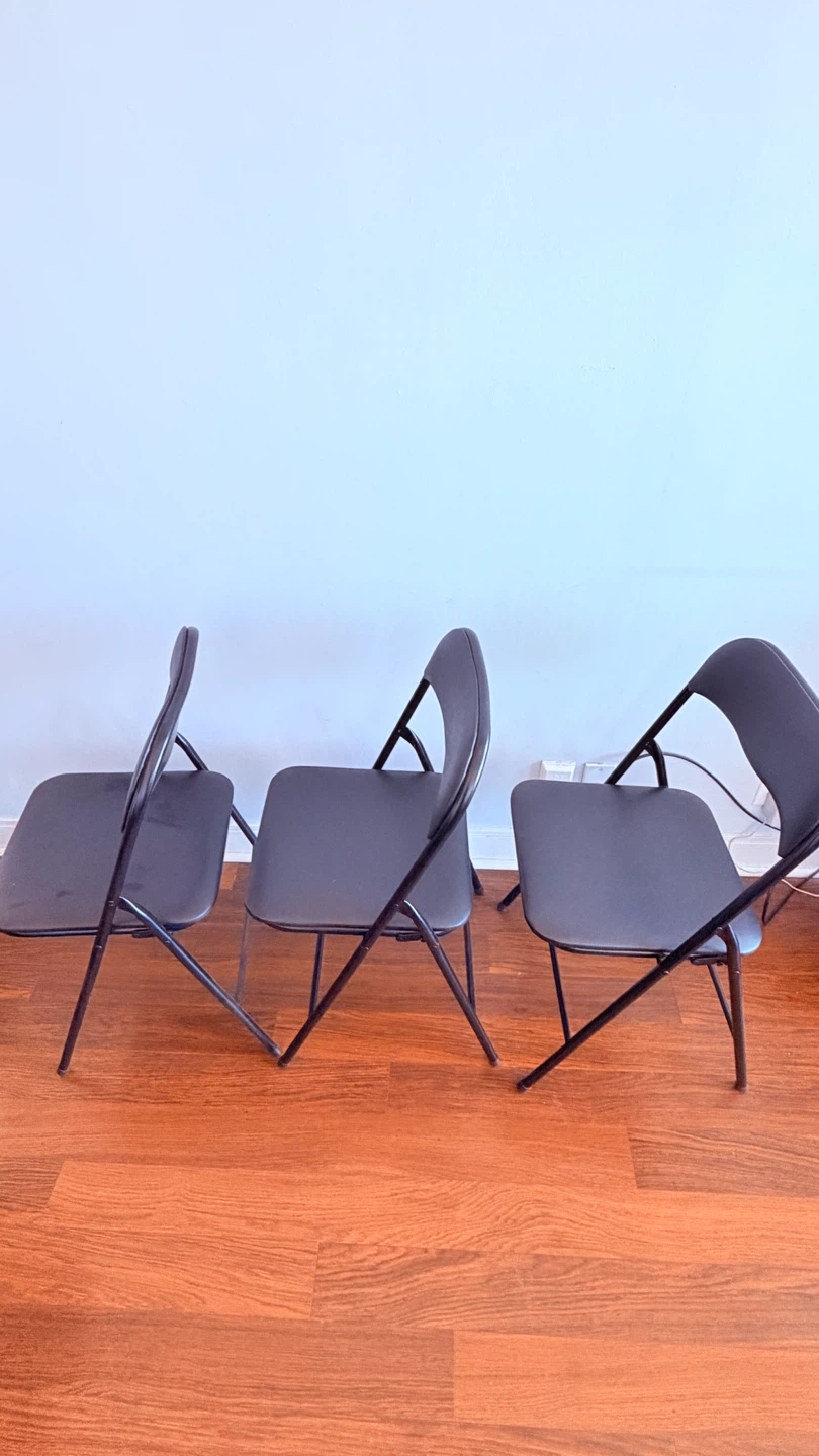 GSC Vinyl Folding Chairs - $10 each or $25 for 3 chairs - photo 4