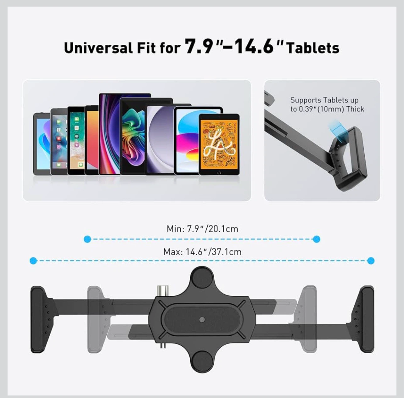 Wall-Mount Anti-Theft Tablet Holder - photo 3