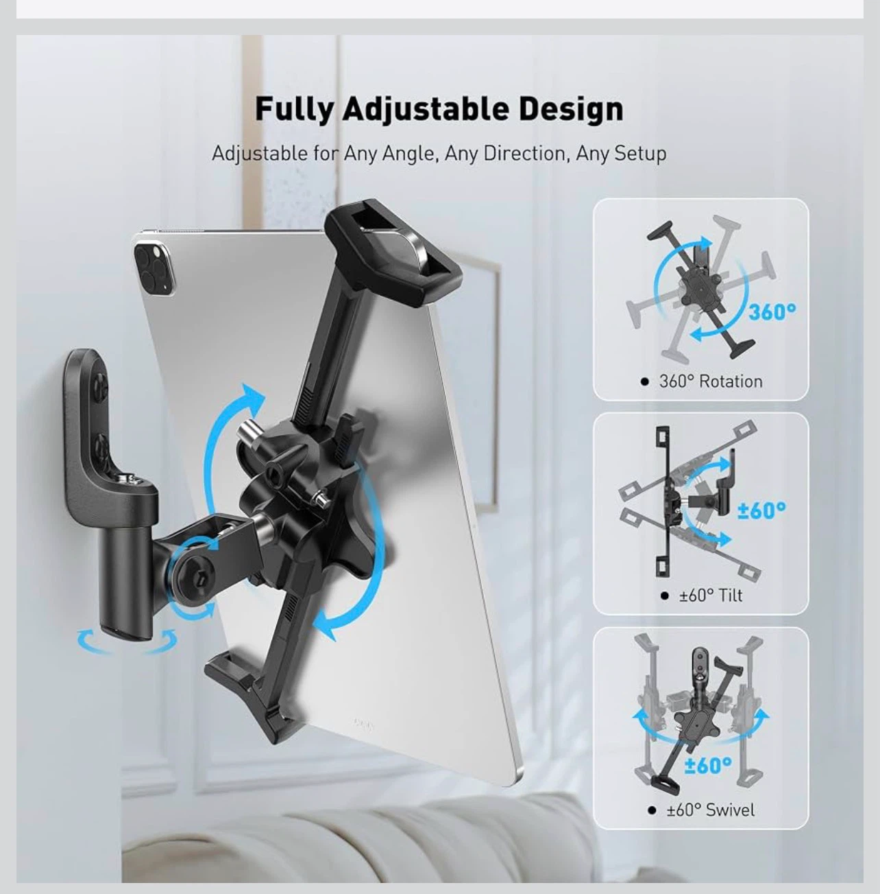 Wall-Mount Anti-Theft Tablet Holder - photo 4