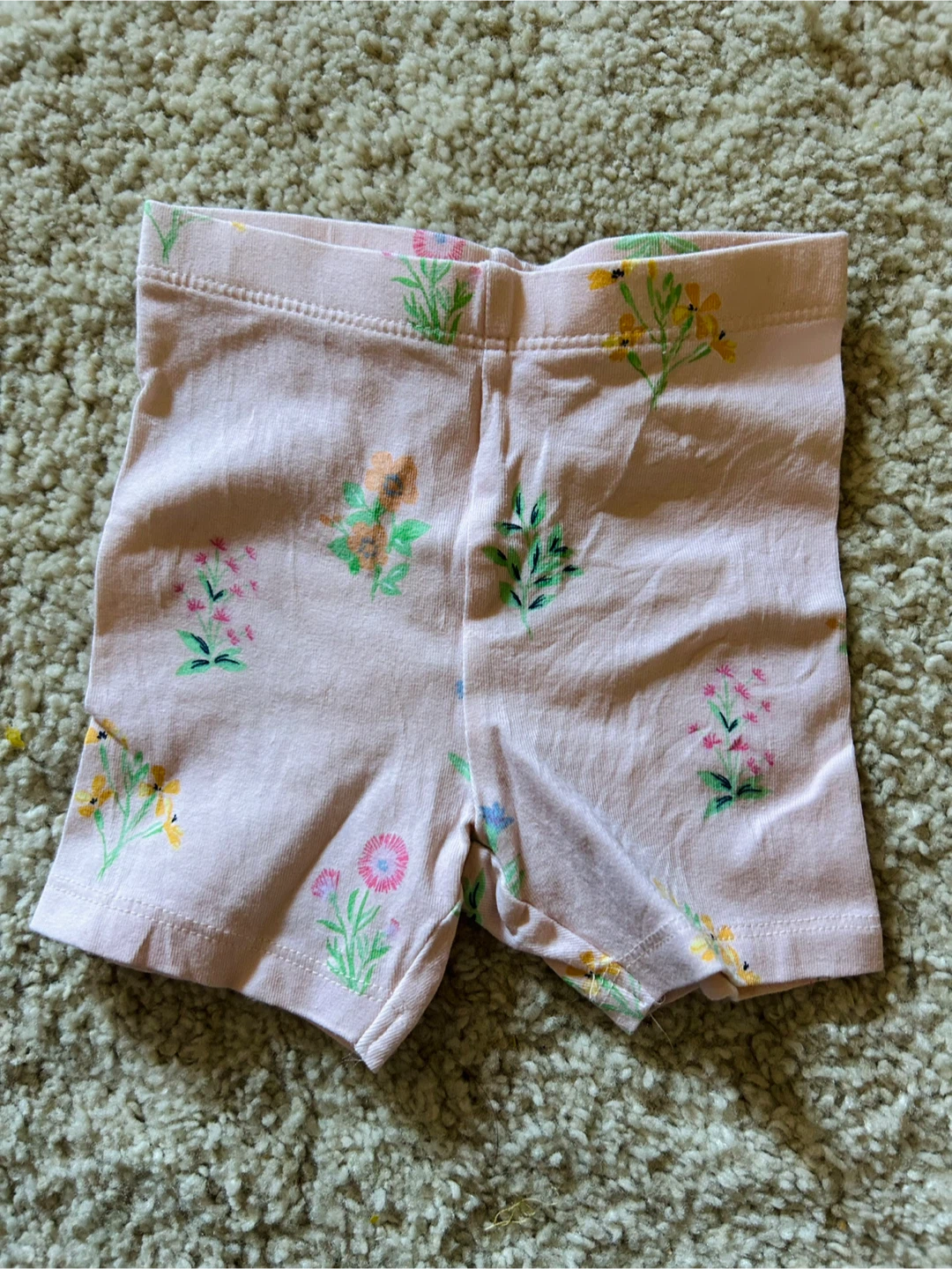 Floral Print Toddler Shorts