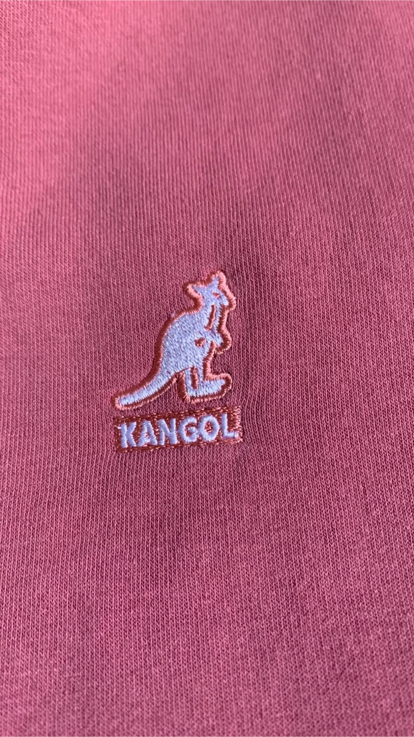 Kangol Crewneck Cropped Sweatshirt Pink - Size XS - photo 4