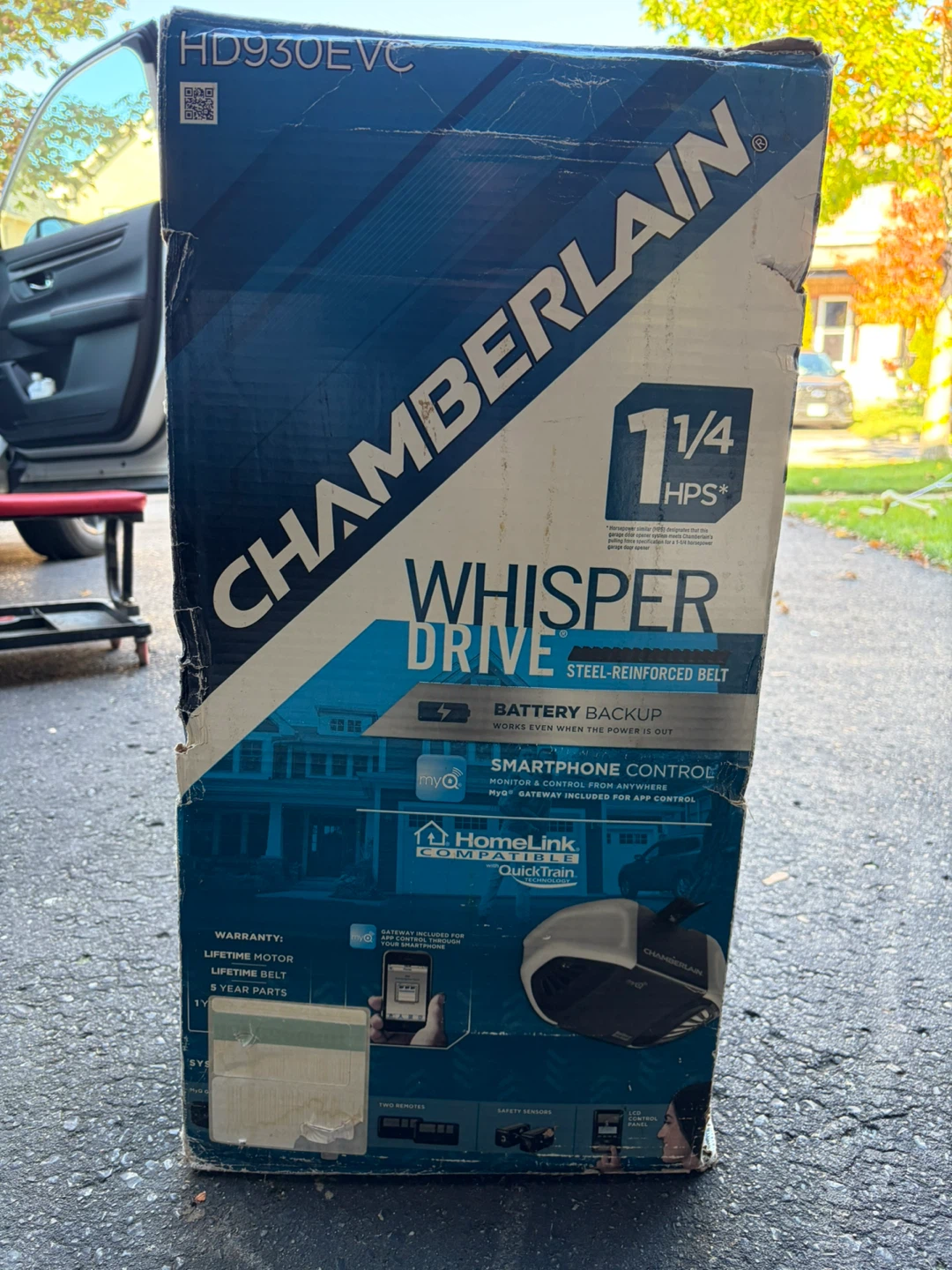 Chamberlain Whisper Drive HD930EVC Garage Door Opener