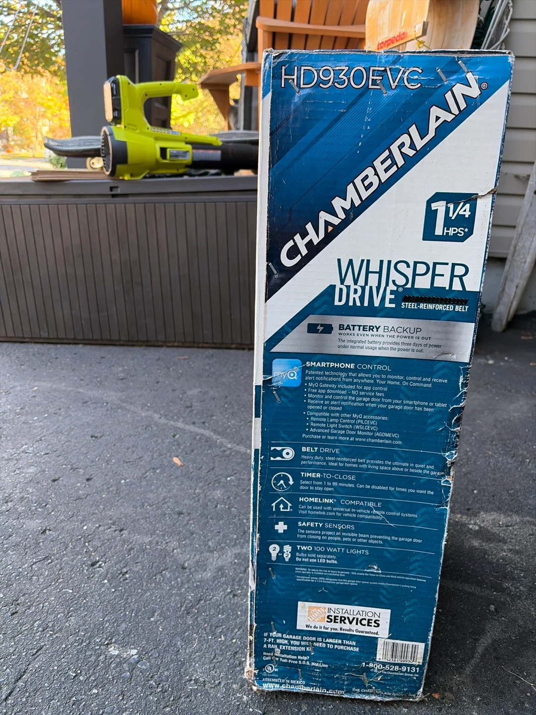 Chamberlain Whisper Drive HD930EVC Garage Door Opener - photo 2