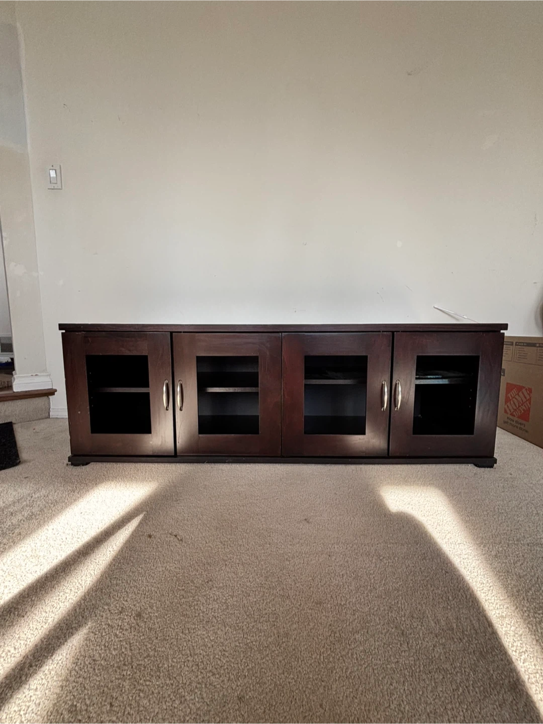 Dark Brown TV Media Console
