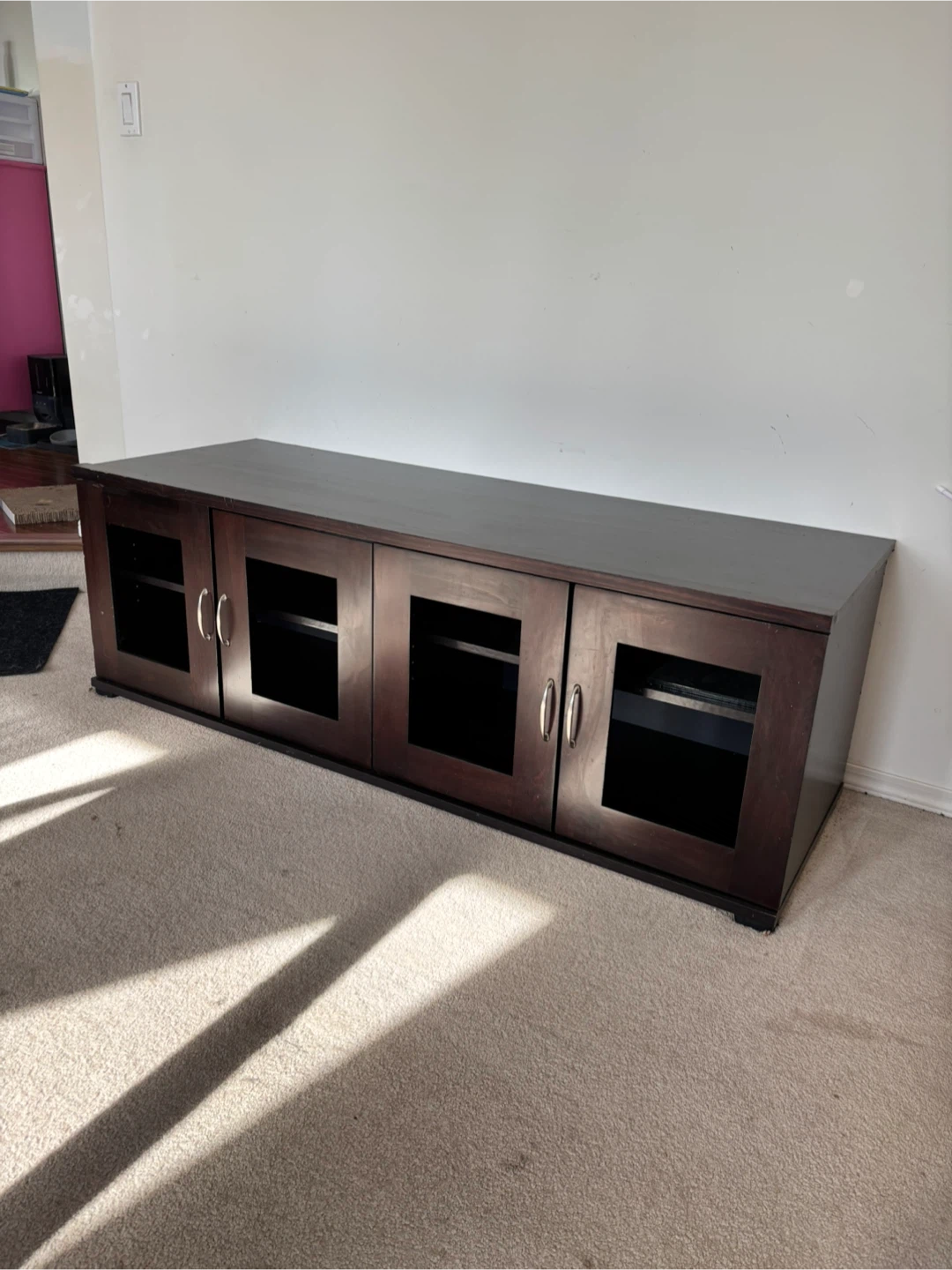 Dark Brown TV Media Console - photo 2