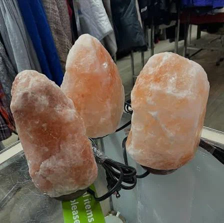 Three Himalayan Salt Lamps