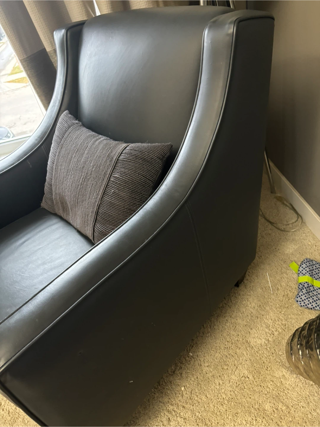 Custom Dark Grey Armchairs - photo 5