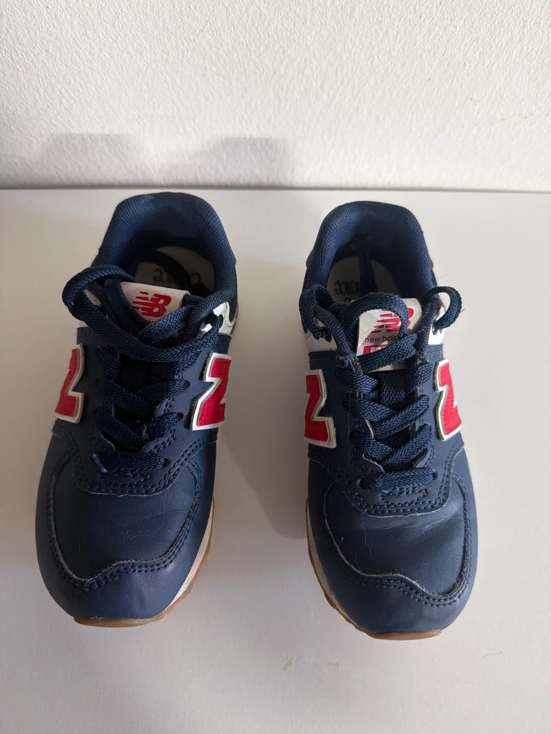 New Balance Kids Navy Sneakers Size 12 - photo 2