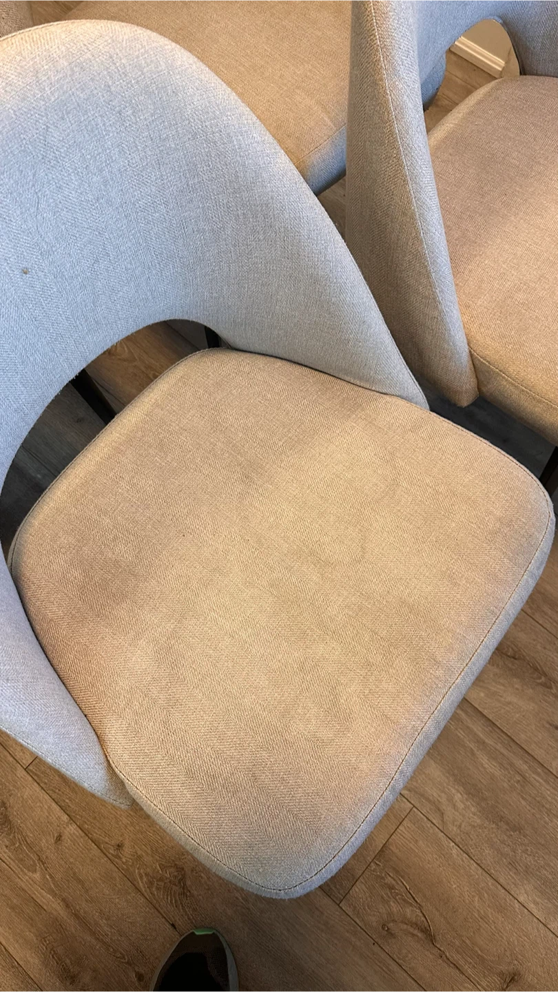 Set of 4 Modern Upholstered Dining Chairs - photo 3