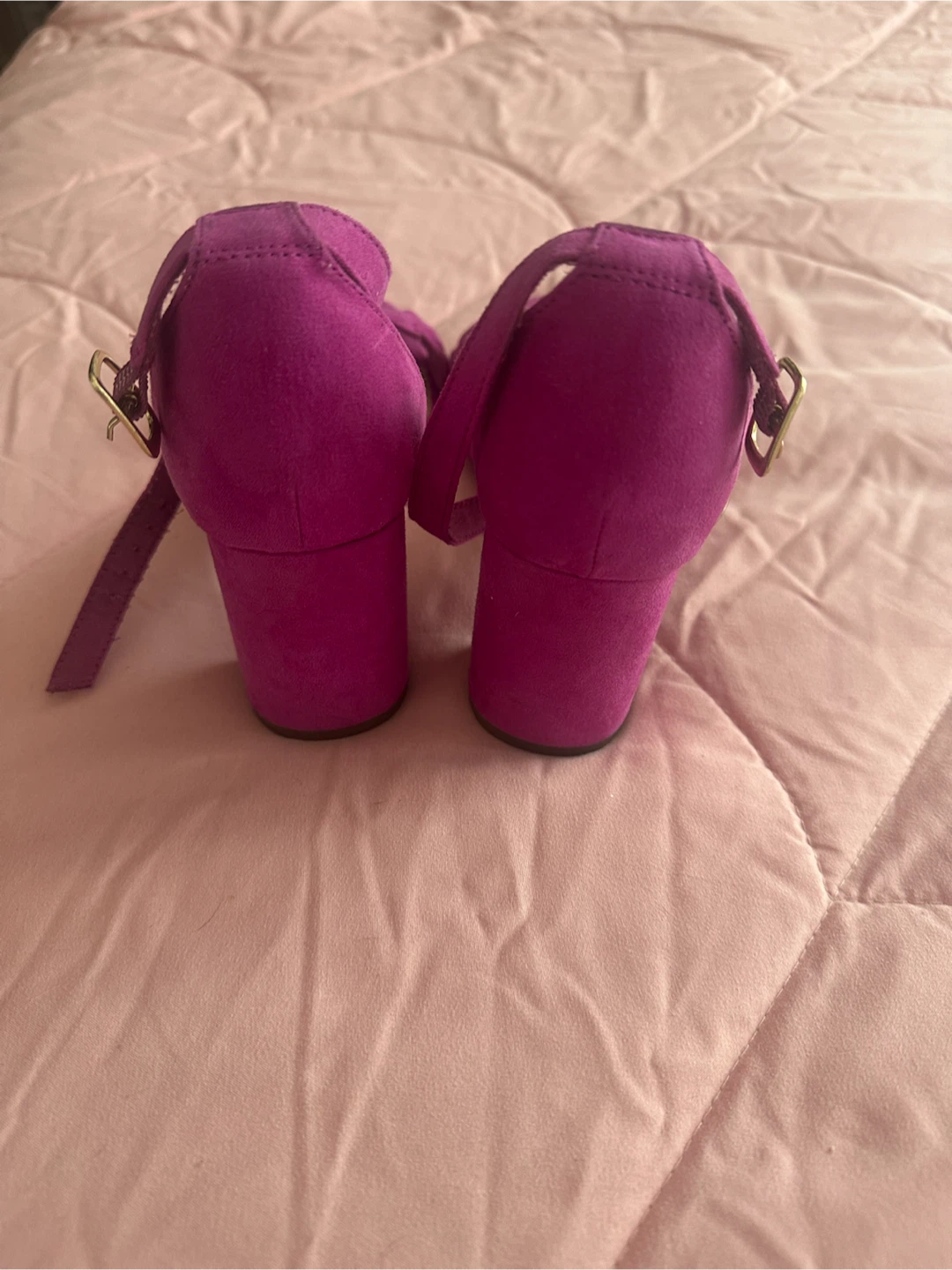 Old Navy Faux Suede Block Heel Sandals - photo 2