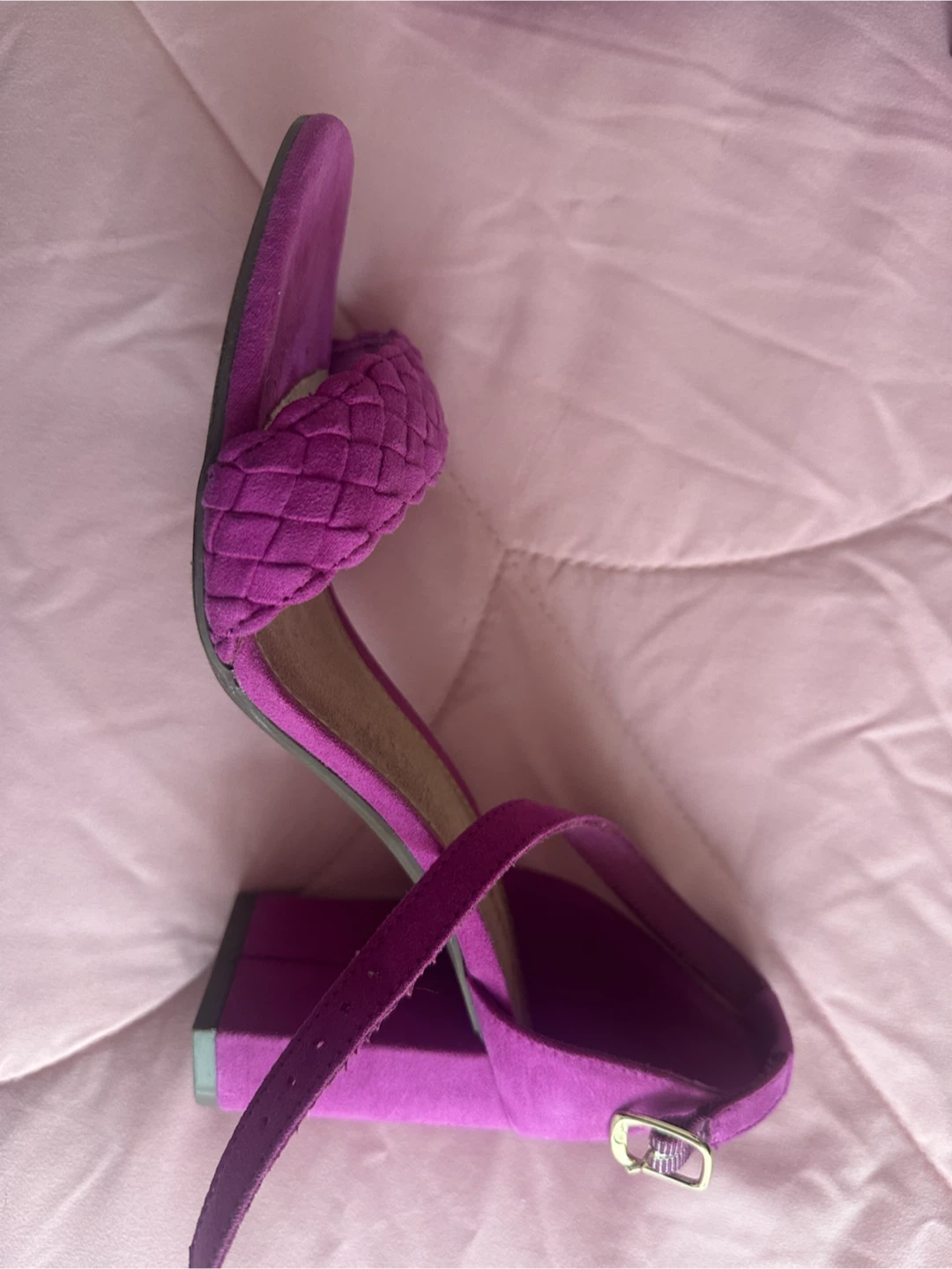Old Navy Faux Suede Block Heel Sandals - photo 4