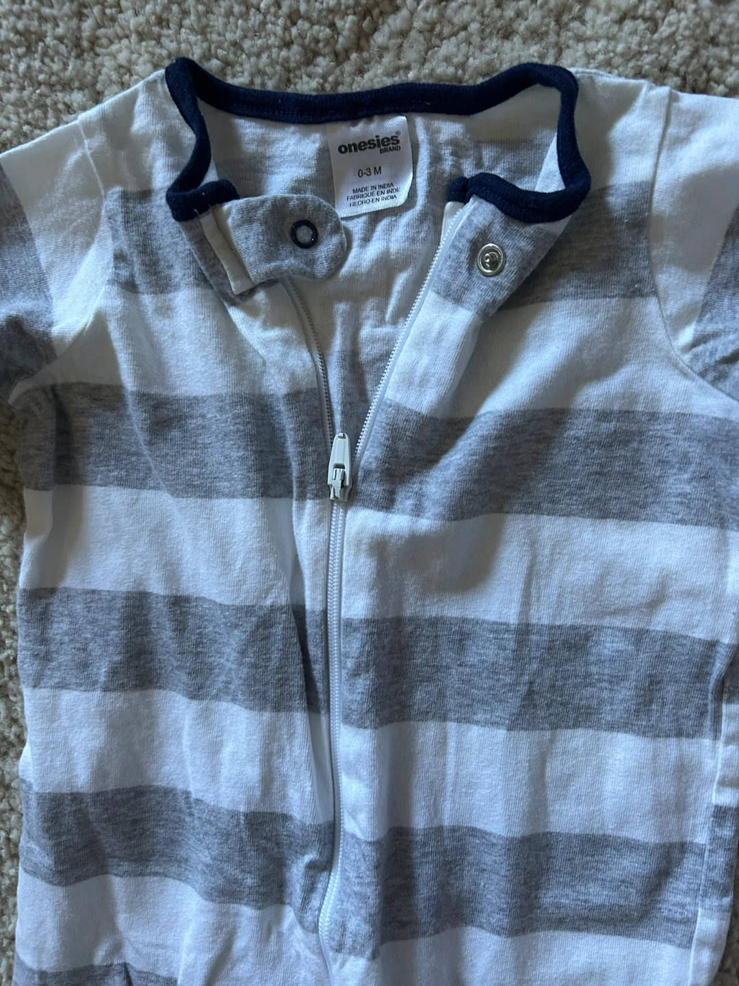 Onesies Brand Striped Footed Pajama - photo 2