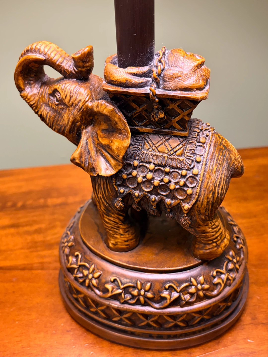 Rare Matching Elephant Table Lamps (2) - photo 2