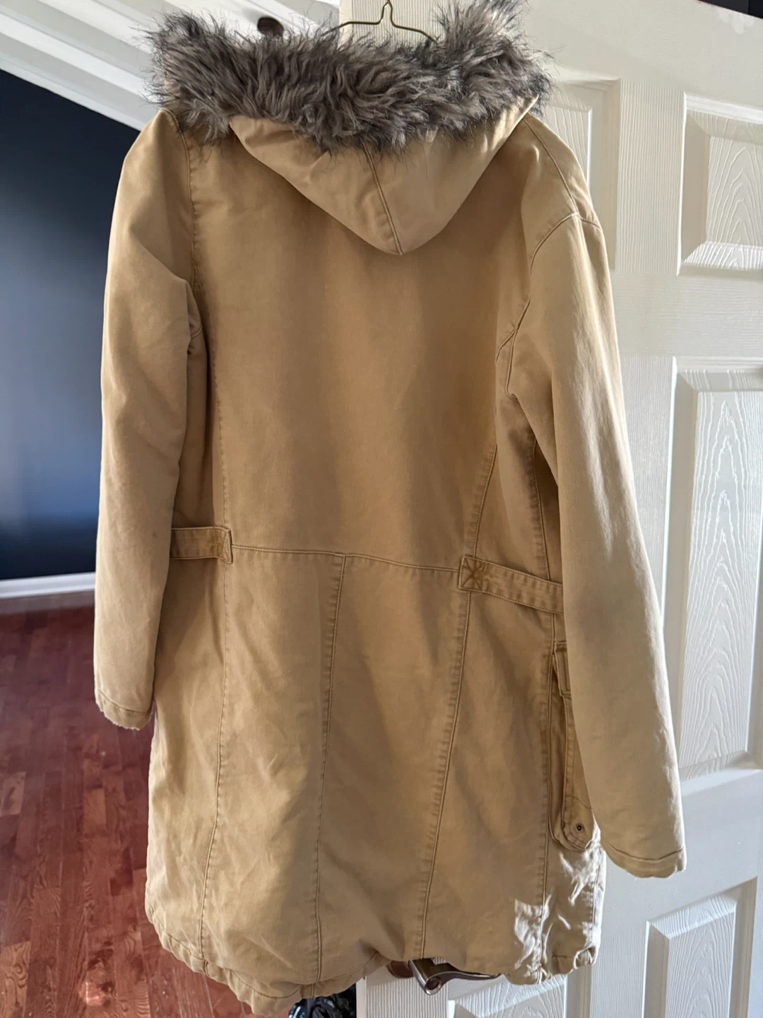 Element Skateboards Tan Faux Fur Hooded Jacket - photo 2