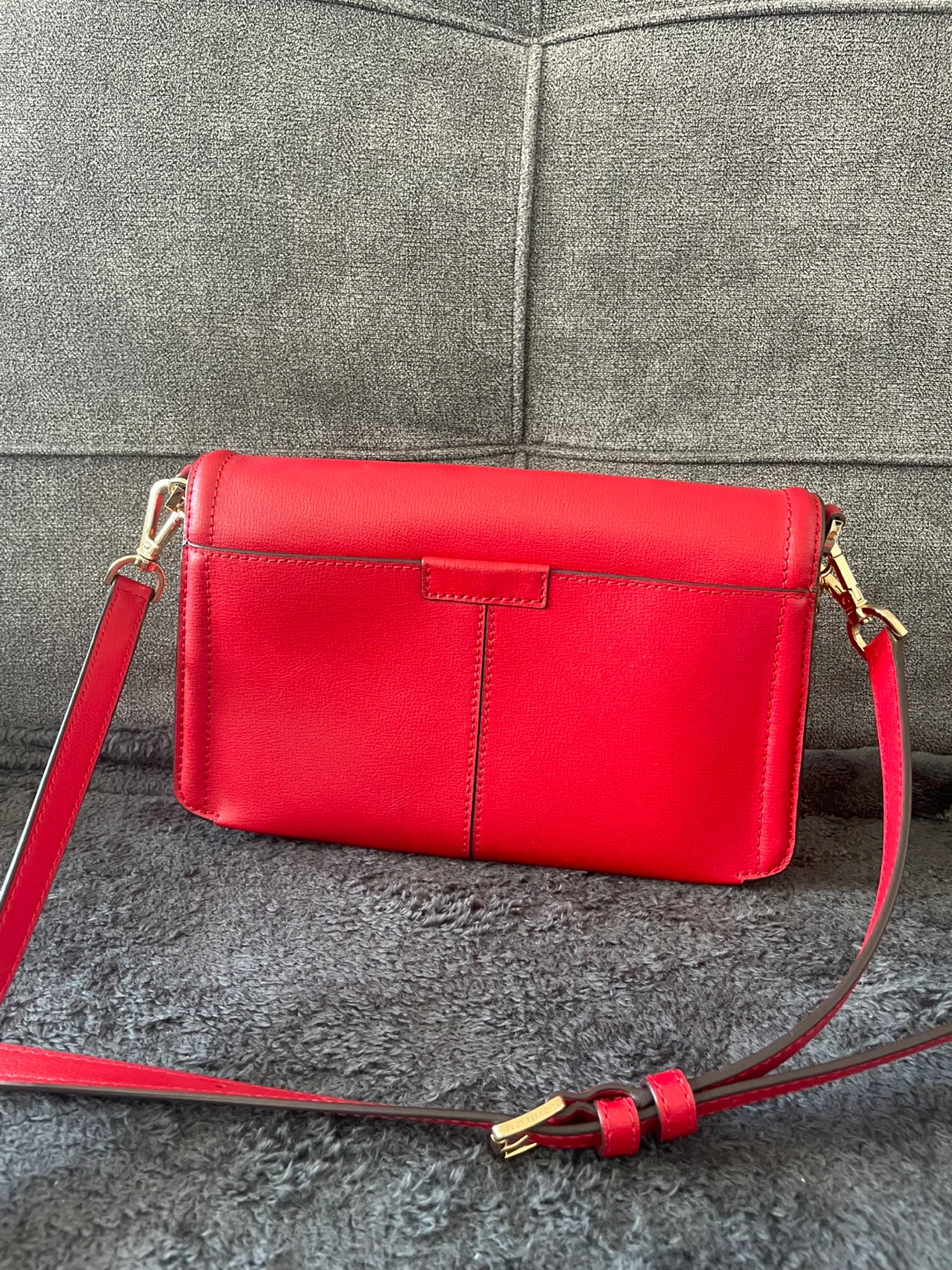 Michael Kors Red Leather Crossbody Bag - photo 3