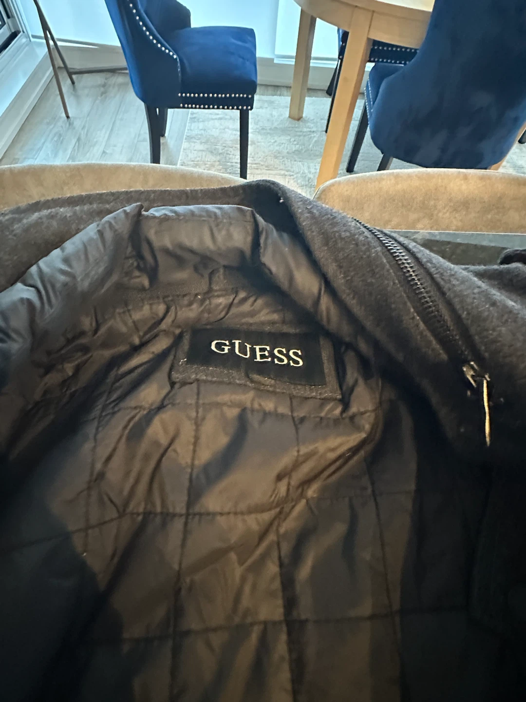 GUESS Men's Grey Wool Blend Jacket - photo 2