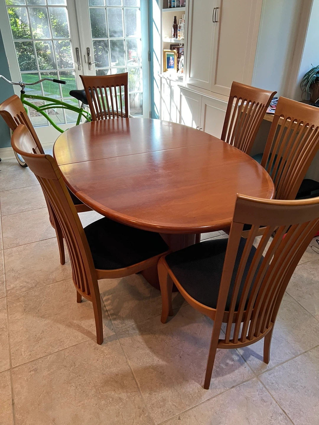 Wooden Dining Table and 6 Chairs Set - photo 3