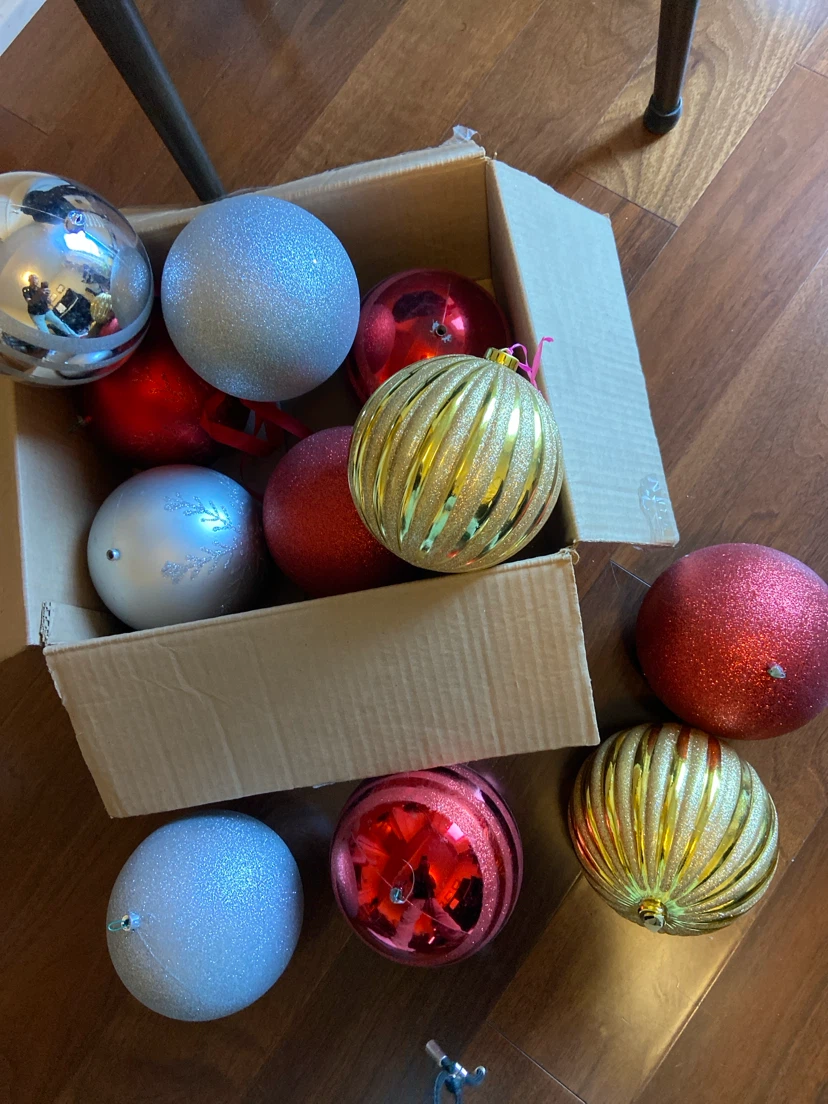 Assorted Large Christmas Ornament Baubles