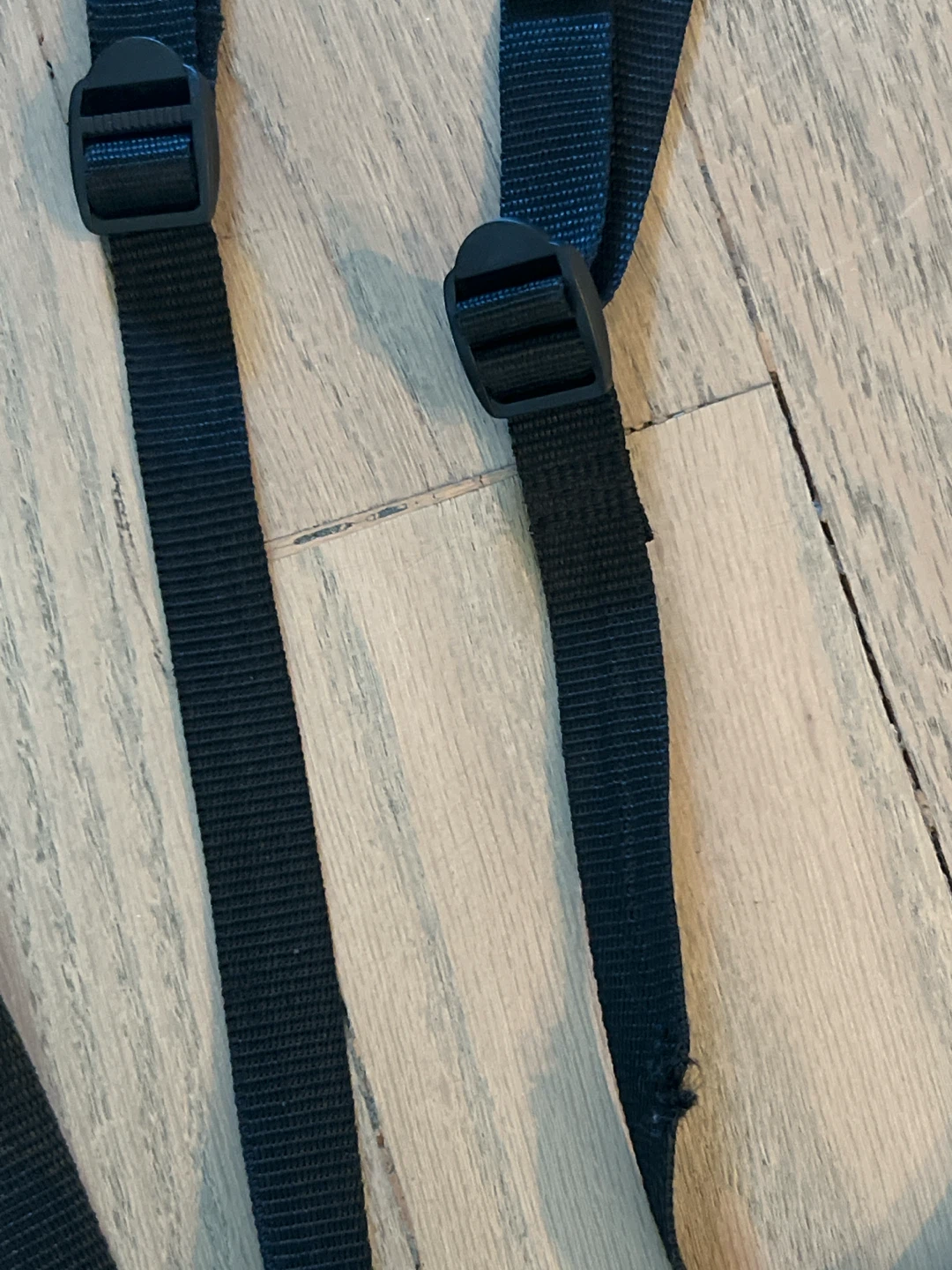 2 Adjustable Black Nylon utility Straps - photo 2