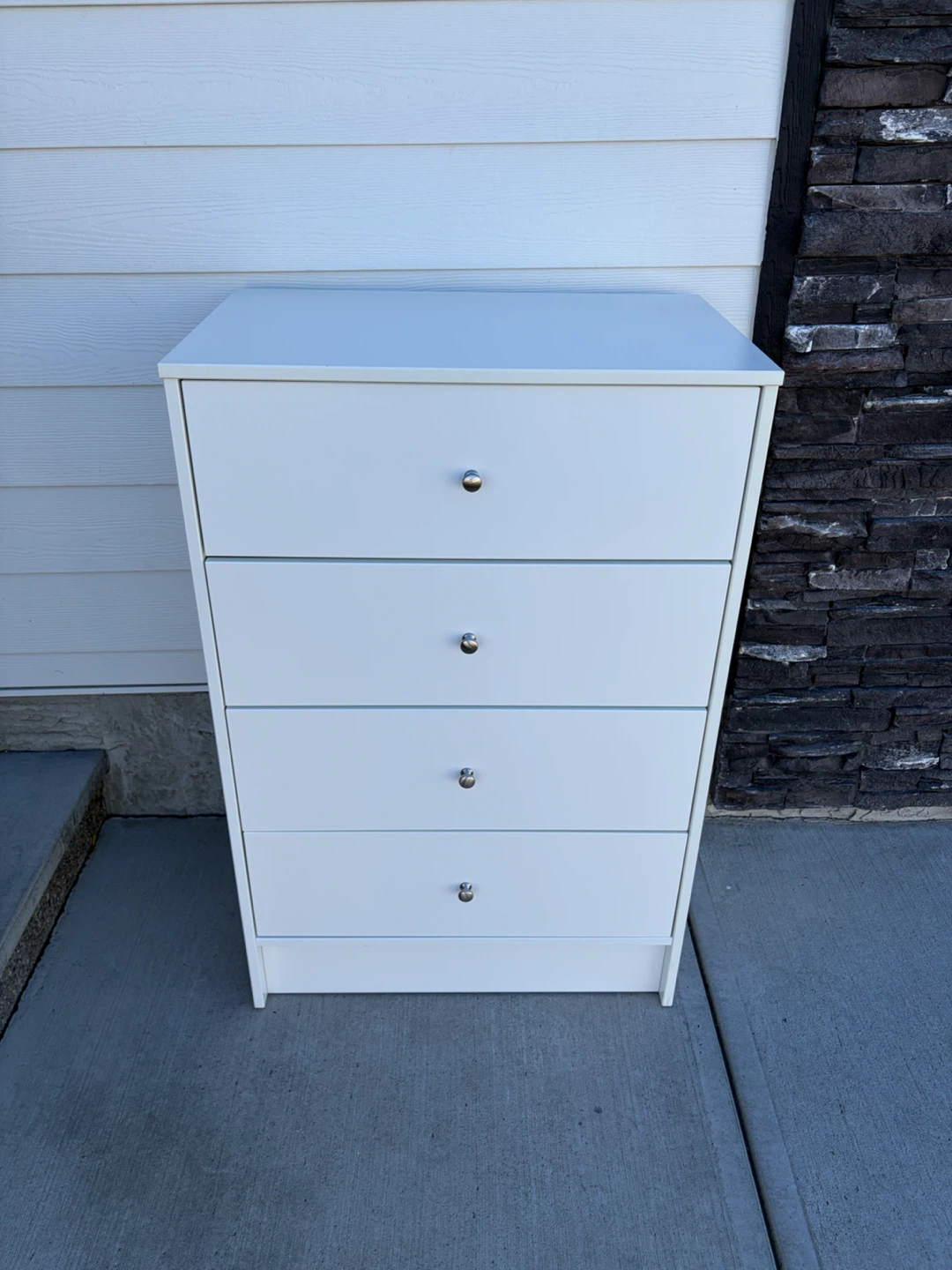 IKEA white dresser with 4 drawers
