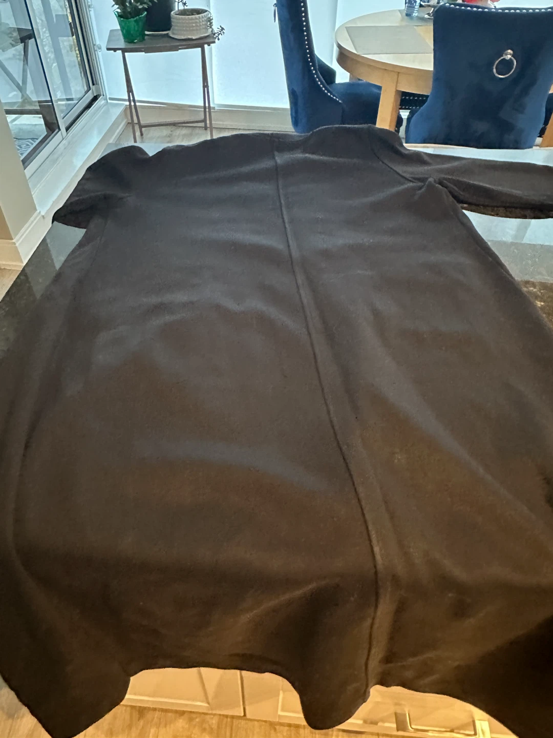 Black long coat for women - photo 2