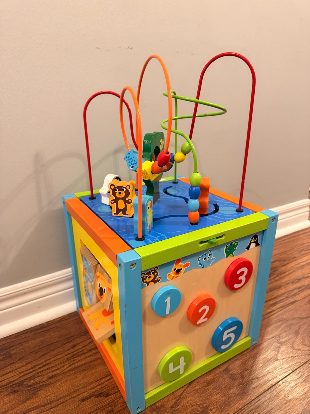 Toys R Us Solid Wood Multi-Activity Learning Cube (Clean) - photo 4