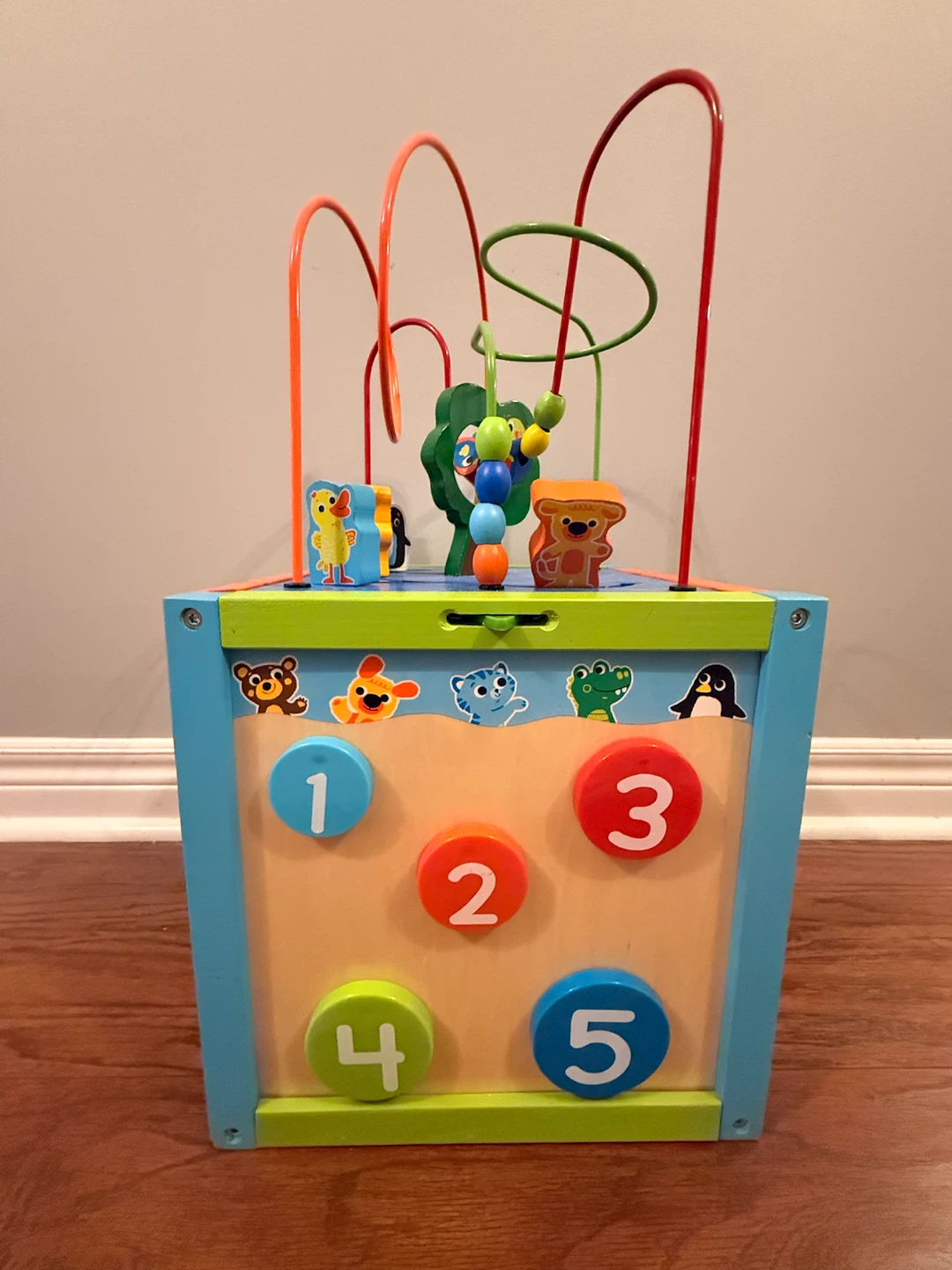 Toys R Us Solid Wood Multi-Activity Learning Cube (Clean) - photo 5