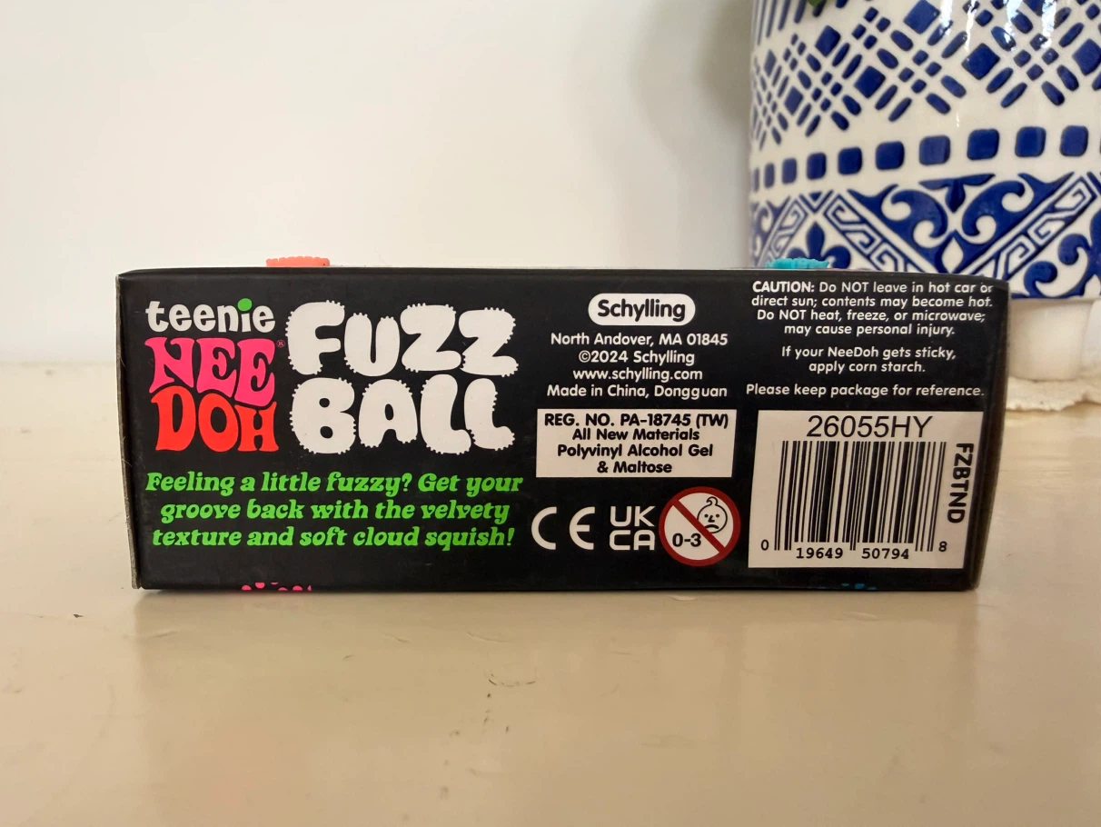 Brand New Authentic Teenie Nee Doh Fuzz Ball 3-Pack - photo 2
