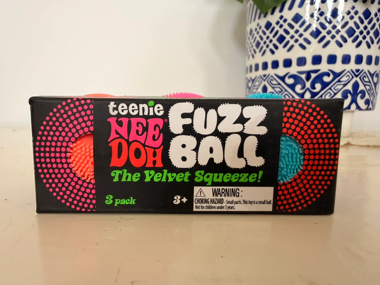 Brand New Authentic Teenie Nee Doh Fuzz Ball 3-Pack - photo 3