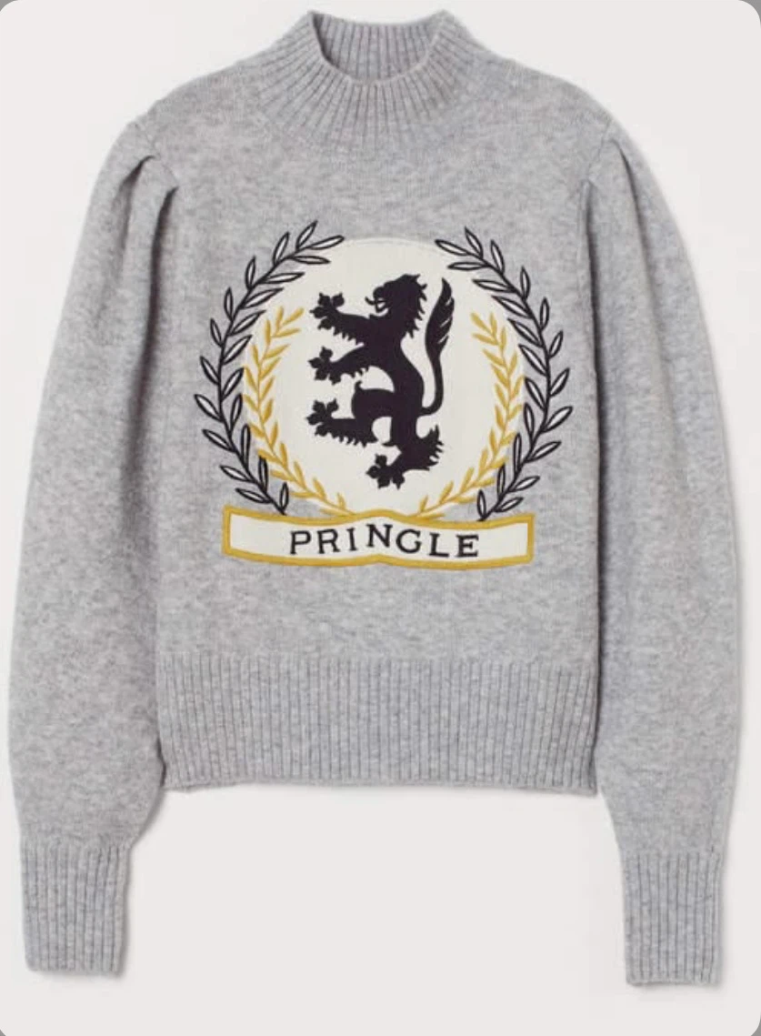 Pringle of Scotland x H&M grey sweater