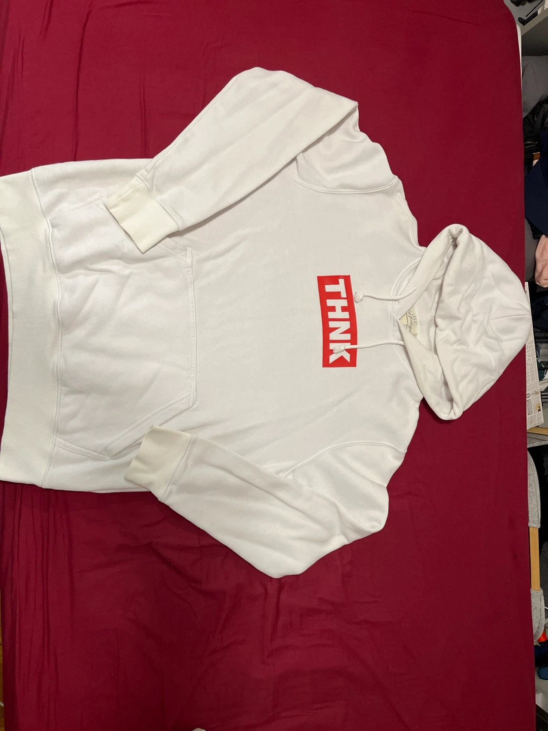 L.O.G.G. THNK White Hoodie