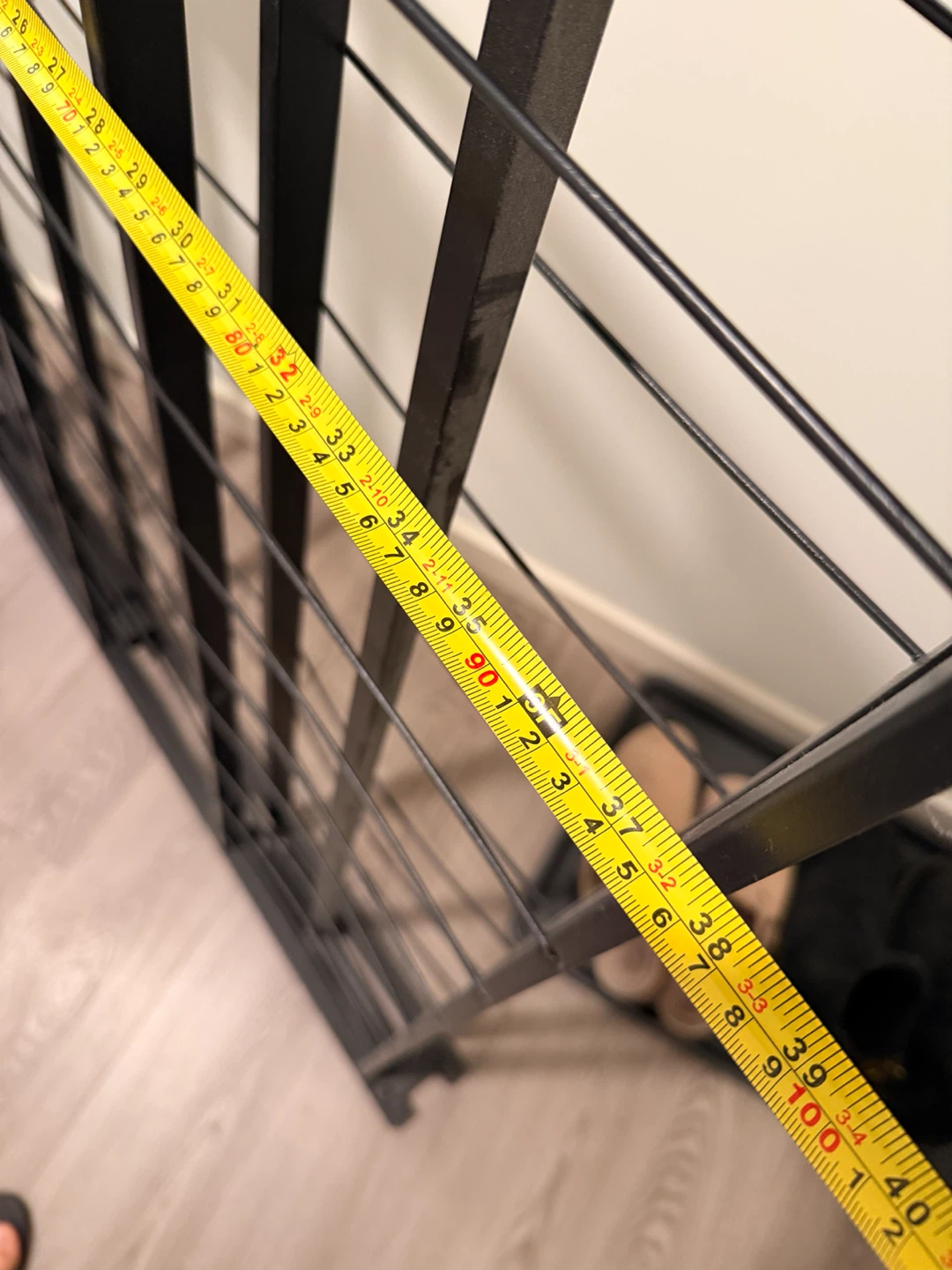 MOVING SALE- Twin Metal Bed Frame with IKEA Mattress