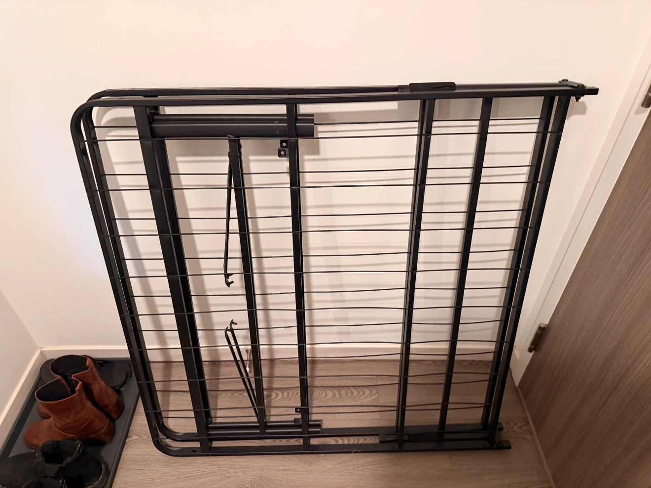 MOVING SALE- Twin Metal Bed Frame with IKEA Mattress - photo 5