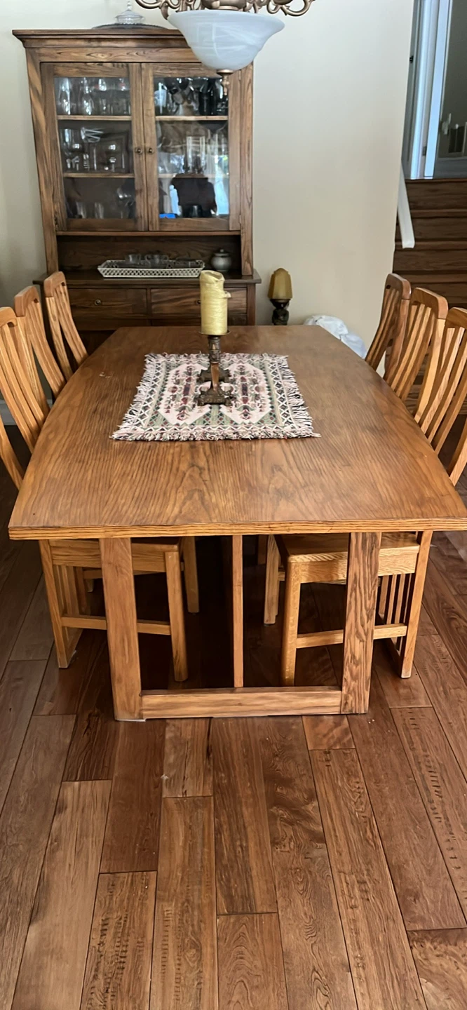 Solid Oak Dining Set