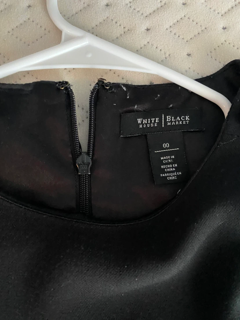 White House Black Market Black Dress size 00 - photo 2