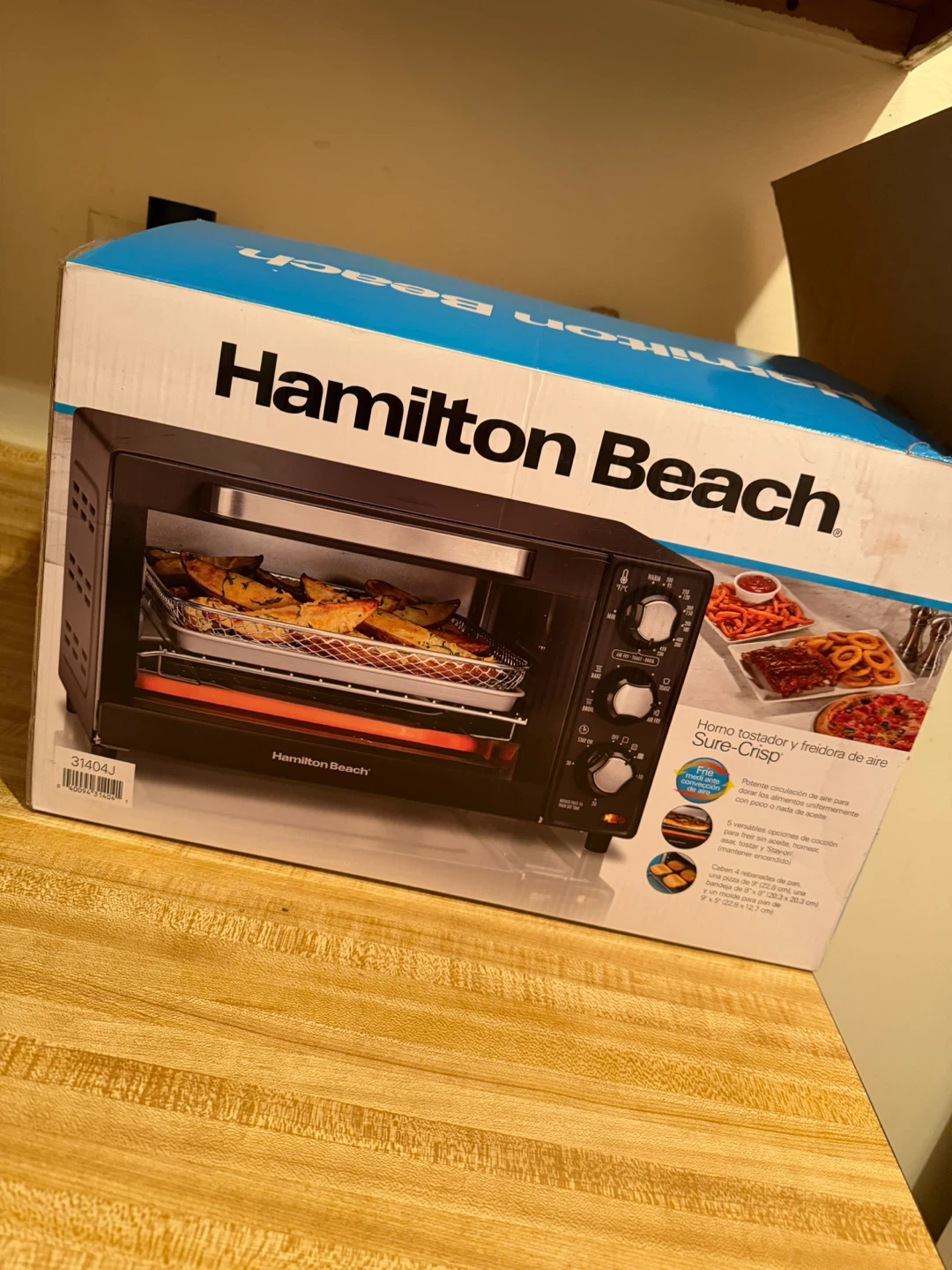 Hamilton Beach Sure-Crisp Air Fryer Toaster Oven