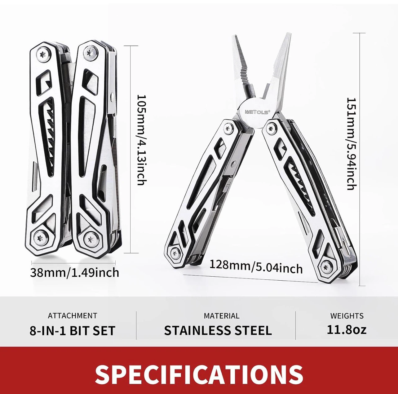 21-in-1 Multitool Pliers - photo 2