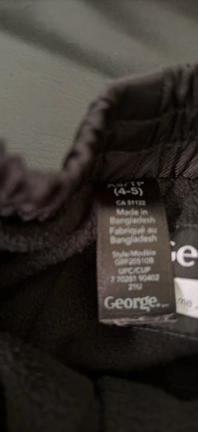 George Kids Black snow Pants (4-5 years) - photo 2