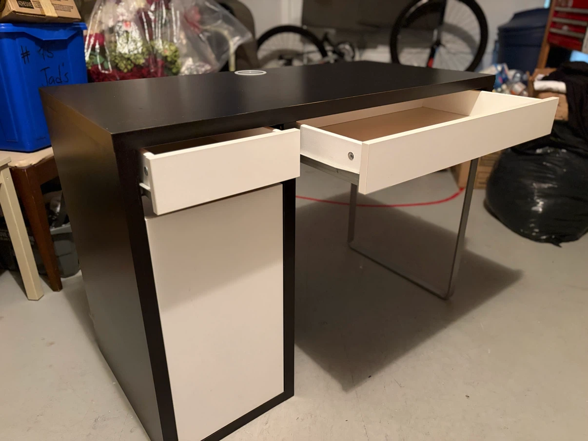 IKEA MICKE Desk Black-Brown - photo 4