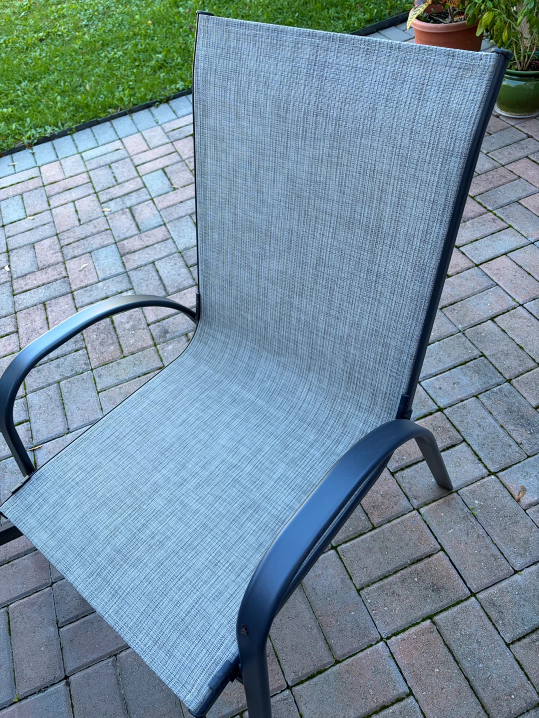 Patio Dining Set - Metal Table + 4 Chairs - photo 5