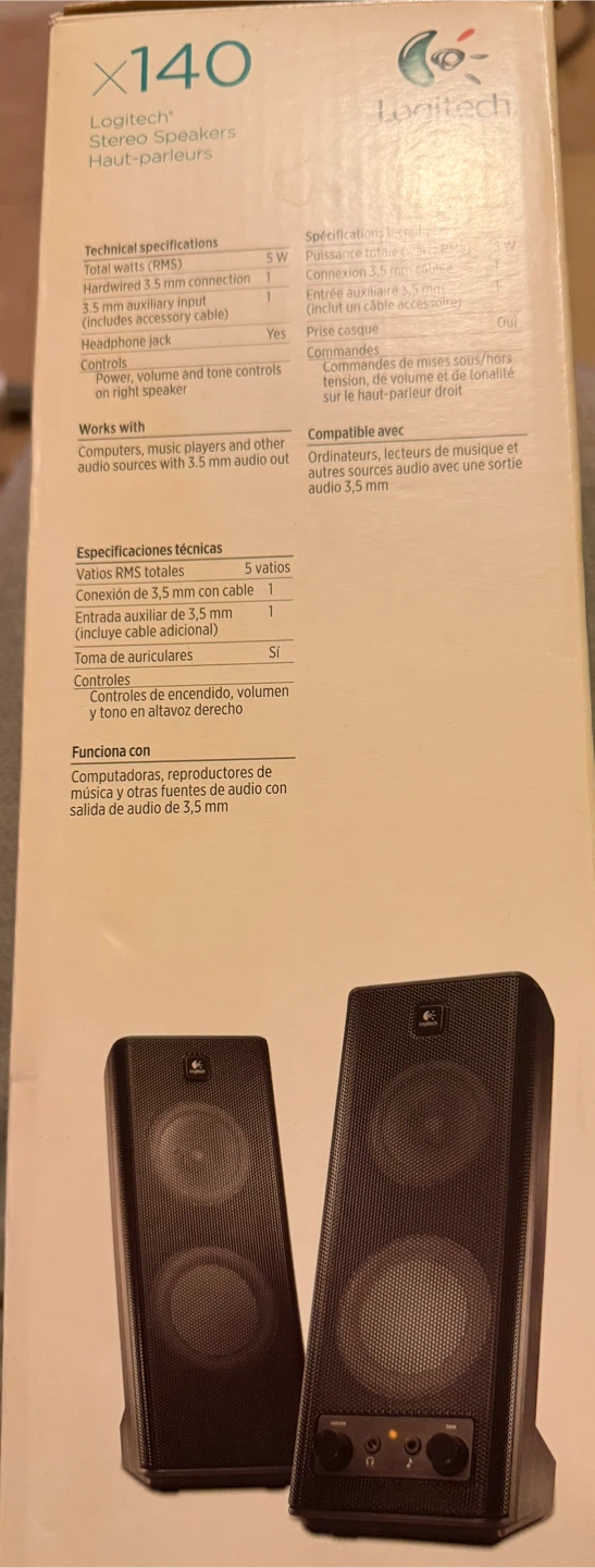 Logitech X-140 Stereo Speakers - photo 4