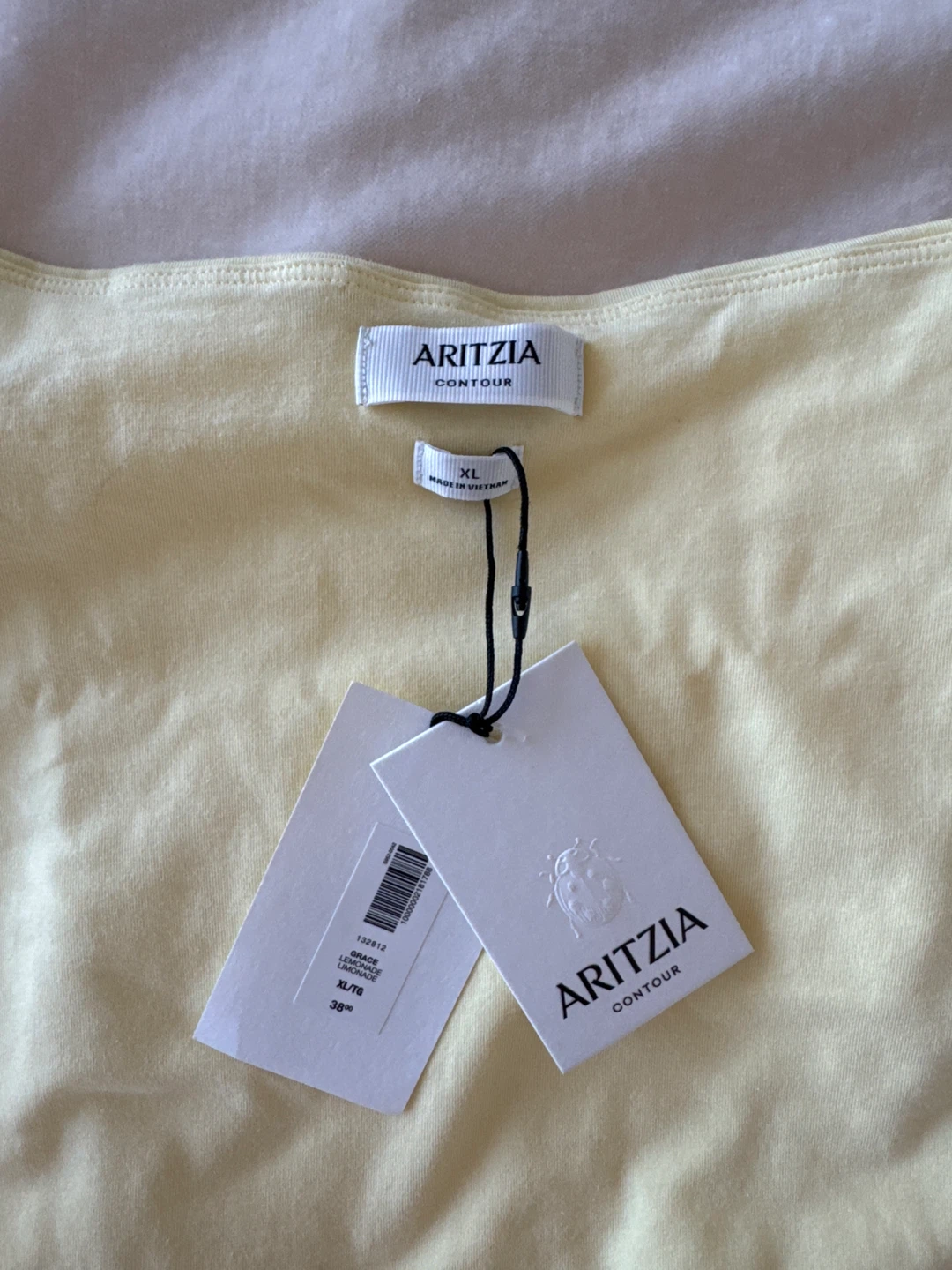 Aritzia Contour Grace Halter Top - Lemonade - photo 2