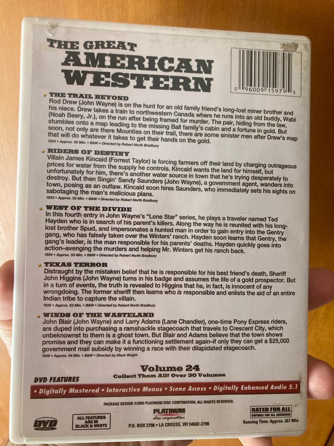 John Wayne “American Western” 2 Pack DVD - photo 2