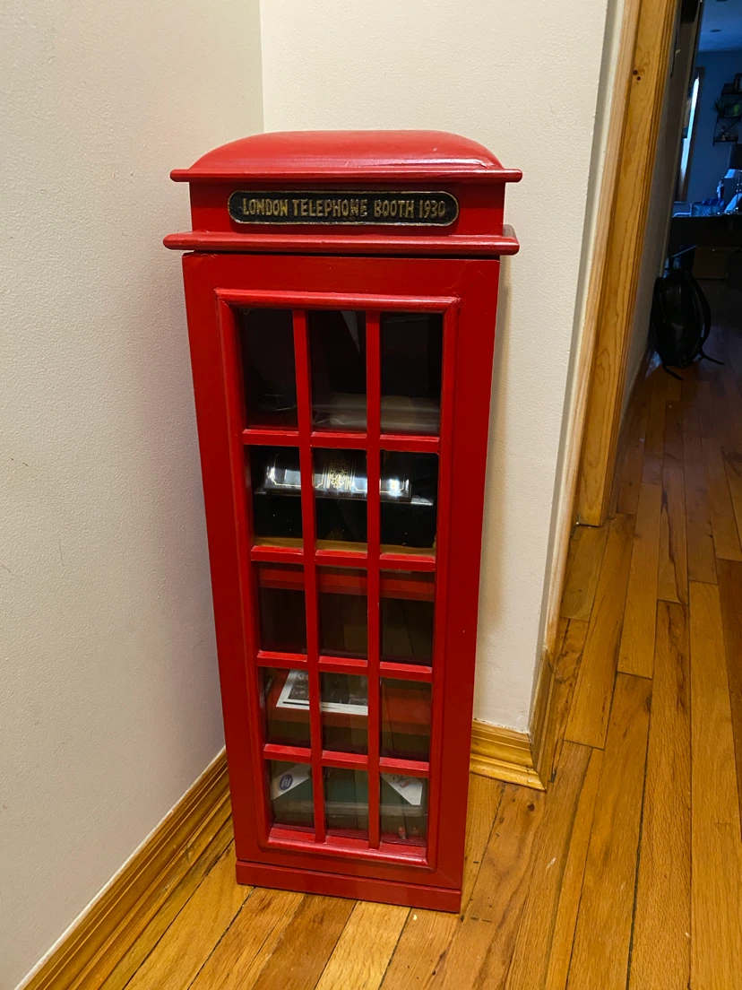 London Telephone Booth 1930 Decorative Cabinet