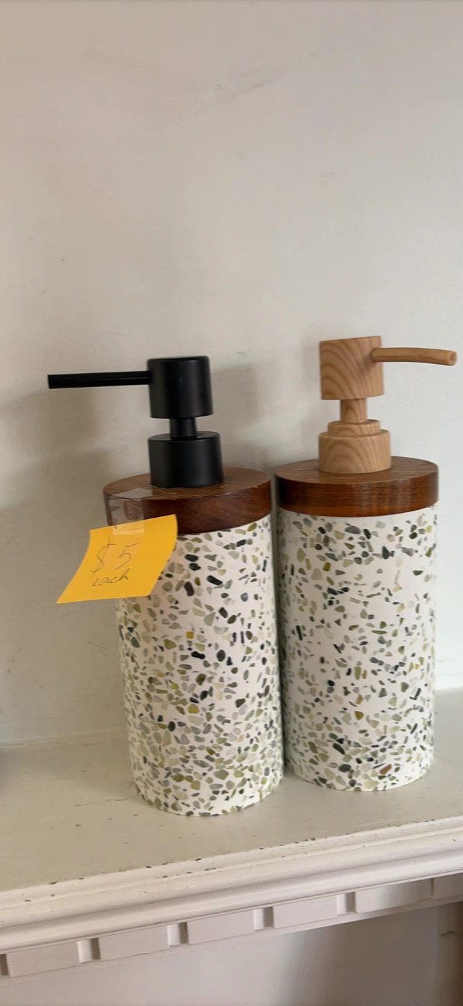 Terrazzo Look Soap Dispensers