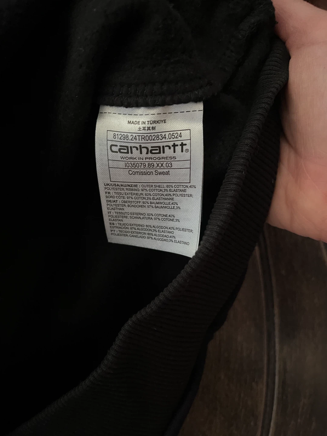 Carhartt WIP Comission Sweatshirt - photo 2