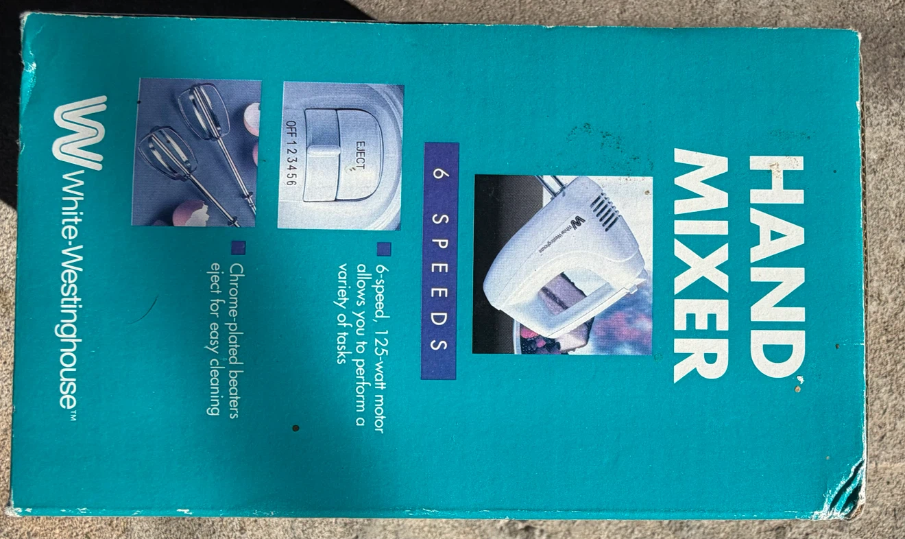 White-Westinghouse 6-Speed Hand Mixer - photo 2