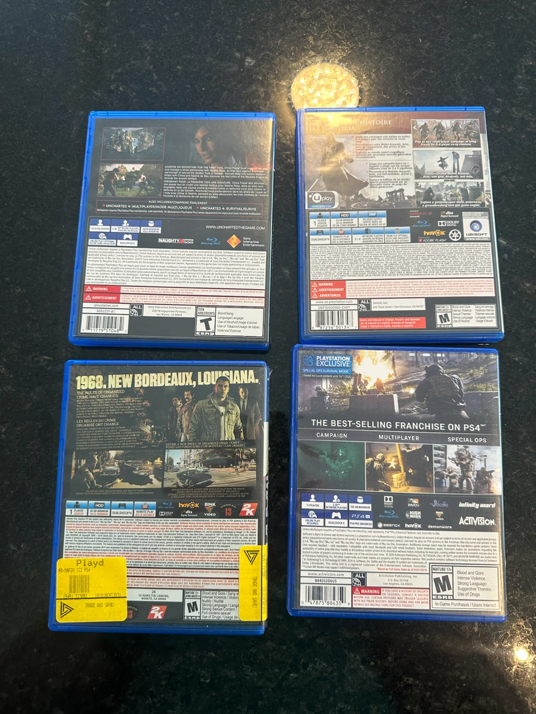 Set of 4 PlayStation 4 Games - photo 2